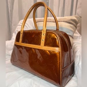 Louis Vuitton LV Handbag N91103 Tompkins Spuare Brown Vernis 2224430